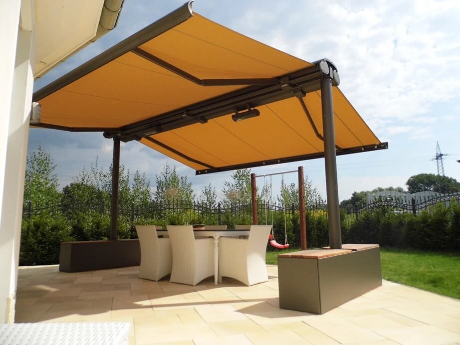 سایبان بازویی دو طرفه